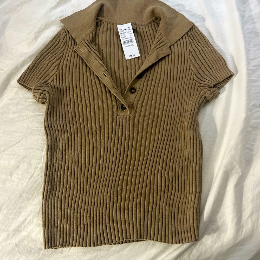 Brown shirt